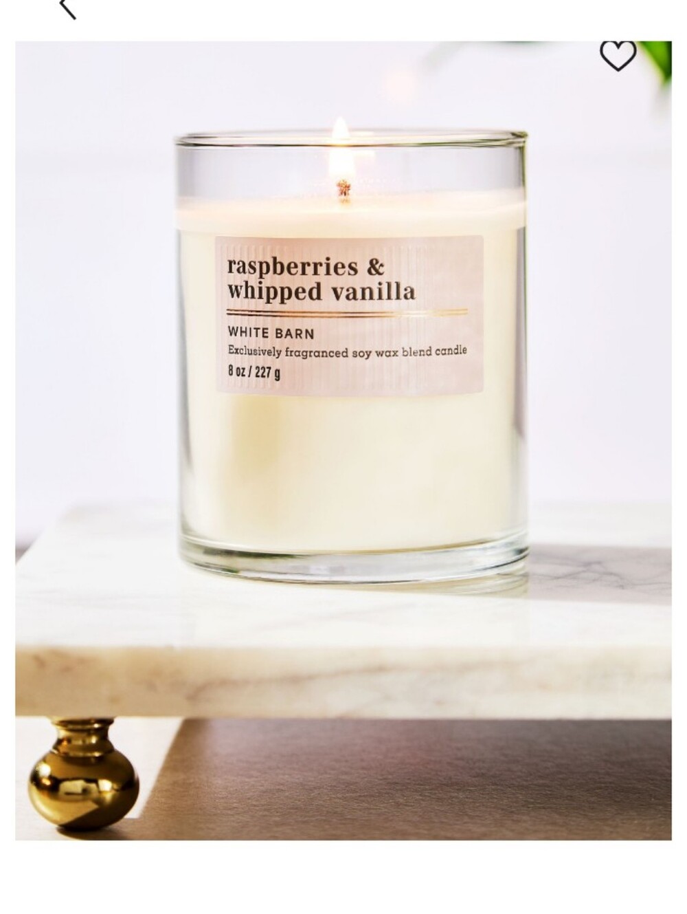 🍥White Barn Cream Raspberries & Whipped Vanilla Candle🍥